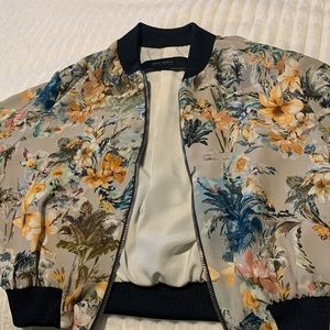 Zara zip up dressy lightweight jacket
